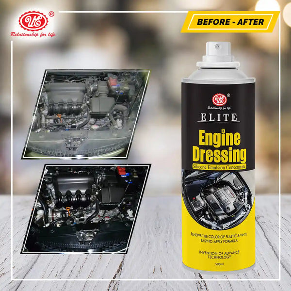 Engine Dressing Spray Bottle For Car & Bike - UE Autotech